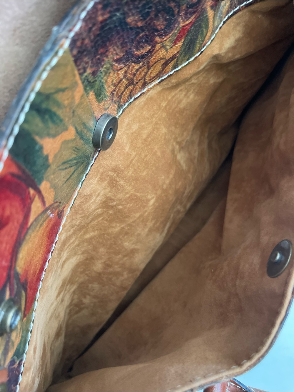 Patricia Nash Fruit Print Leather Bag - Picture 7 of 13
